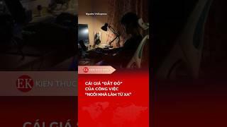 CÁI GIÁ "ĐẮT ĐỎ" CỦA CÔNG VIỆC "NGỒI NHÀ LÀM TỪ XA"