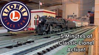 5 Minutes of non-Stop Classic Lionel Action! #lioneltrains #oscale