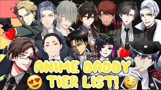 ULTIMATE ANIME DADDY TIER LIST! | AmiYoshiko