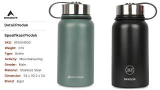 BOTOL MINUM EIGER DAWSON || BOTTLE EIGER DAWSON 600ML DOUBLE WALL VACUUM || 910004930