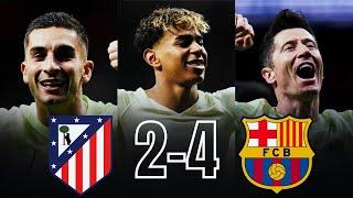 Atletico Madrid 2-4 FC Barcelona: Ferran, Yamal, Lewandowski & Raphinha DESTROY Atletico Madrid