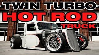 1000+ HP 1935 Hot Rod Truck with Twin Turbo Coyote Motor | Factory Five Sema Build