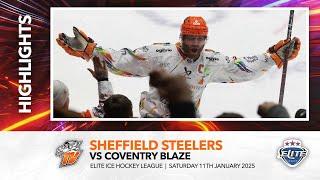 Sheffield Steelers v Coventry Blaze 11th January 2025