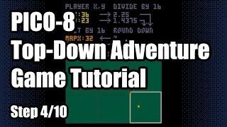 PICO-8 Top-Down Adventure Game Tutorial - Step 4/10