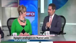 Entrevista a María Lizarraga en Info 7 Monterrey sobre llegada de la TDT a Monterrey