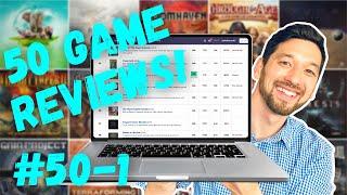 Reviewing the Top 100 Games on BGG!! (Part 2... and a Giveaway!!) 