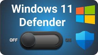 Windows 11 Defender deaktivieren aktivieren