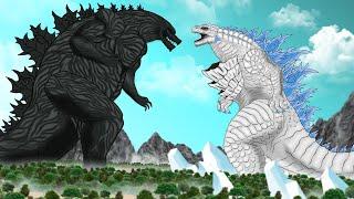 Evo Shimozilla VS Godzilla Earth : Fusion of Evolved Godzilla X Shimo ; Animation