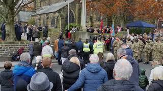 Remembrance Sunday 10th November 2024 Clay Cross