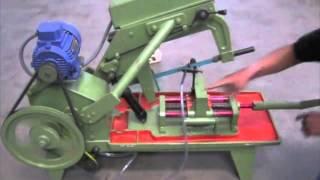 Semi Automatic Hydraulic Hacksaw Machine by  bhavyamachinetools.com