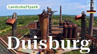 Discover Duisburg, Germany's "Landschaftpark" - 4K Walking Tour!