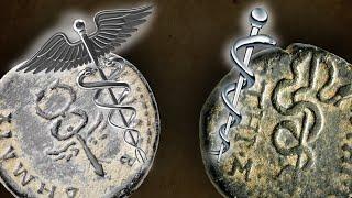 Ancient Coins: Caduceus vs Asclepius Rod