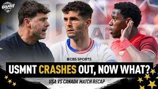 USMNT WINLESS at the CONCACAF Nations League | Canada vs. USA post-match reaction | CBS Golazo