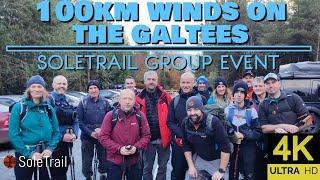 100km Winds On The Galtees - The Mountain Said No - SoleTrail Group Event - 4K