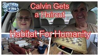 Habitat For Humanity Restore  --  Calvin Gets A Haircut?