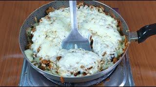 Plantain and Ground Beef Skillet Lasagna! No-Oven, Easy and Delicious