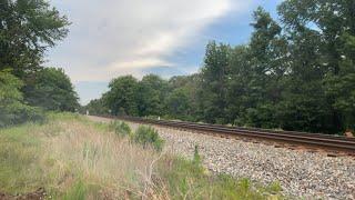 Trainspotting Woodbridge Virginia milepost 90 could be an Amtrak or a VRE