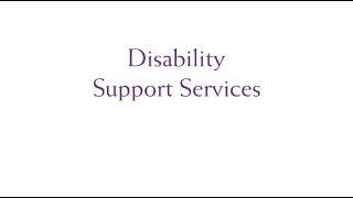 Disability Support Services