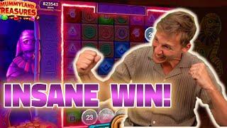 CASINODADDY'S INSANE BIG WIN ON MUMMYLAND TREASURES (Belatra Games) SLOT