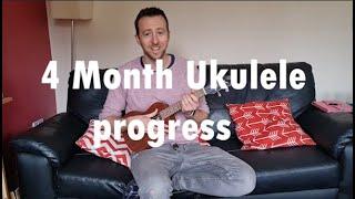 4 month ukulele progress