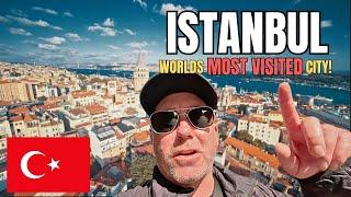 Istanbul, Turkey. (Türkiye) - First Impressions of this CRAZY city. TRAVEL VLOG