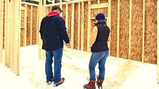 Building a Home with NO PLANS! | Floor Layout | Interior Cabin 'Tour' | Off Grid Cabin Build