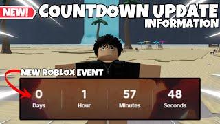 The Strongest Battlegrounds COUNTDOWN UPDATE INFORMATION + THE HAUNT COUNTDOWN WILL BE THE UPDATE?