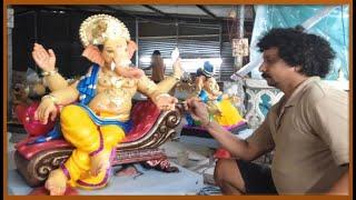 कोकणातील गणेश मुर्तींचे रंगकाम | How do you color Ganesh | अप्रतिम गणपती रंगकाम #ganeshidolpainting