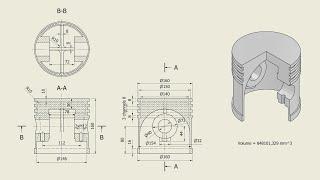 Tutorial Inventor - 377 AC PISTON (TCS-11-10)