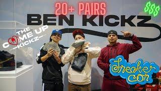 BENJAMIN KICKZ 20+ PAIR CA$H OUT SNEAKER CON BAY AREA 2022 (DAY1)!!