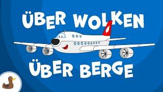 ️ Das Fliegerlied (Über Wolken, über Berge) - Fahrzeuglieder | EMMALU | Sing Kinderlieder