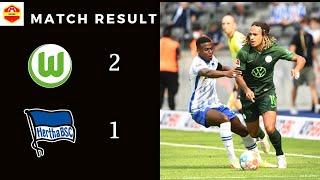 Wolfsburg vs Hertha BSC (2-1) Match Result | Bundesliga | 2021