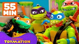 Ninja Turtles Messiest, Slimiest, and Muddiest Moments!  | TMNT Toys | Toymation