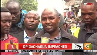 Kisii residents react following ouster of Rigathi Gachagua as deputy president