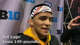 Pat Lugo on his 2020 Big Ten title at 149 pounds