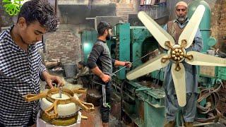 How is a Five Blade Ceiling Fan Produced in a Factory || Ceiling Fan Production Process in Factory