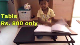 Bed Study Table | Folding Study table | Laptop Table - D MART Shopping haul