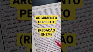 O melhor ARGUMENTO para a redação do ENEM | Profinho