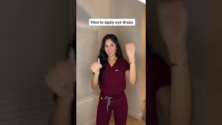 How to Apply Eye Drops - Easy Hack