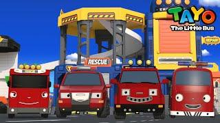 Red Strong Rescue Truck | RESCUE TAYO | Tayo Rescue Team Song | Rescue Truck l Tayo the Little Bus