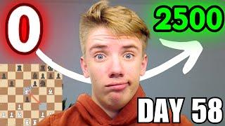 Day 58: Playing Chess Everyday Until 2500 ELO!