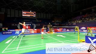 VCO 2019 MD QF Kevin Sanjaya Sukamuljo/Marcus Fernaldi Gideon vs Goh V Shem/Tan Wee Ki Set1 Part2