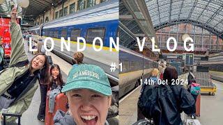 【LONDON VLOG #1】パリからロンドンへユーロスターで移動の日