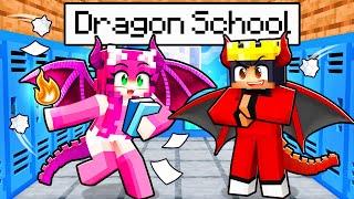 Going To DRAGON SCHOOL In Minecraft!