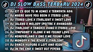 DJ SLOWBASS TERBARU 2024 || DJ EST CE QUE TU M AIMES X TERNYATA ADA || DJ WHERE HAVE YOU BEEN