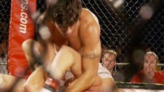 Elias Theodorou gets a submission over Steve Hodgson at Hard Knocks 14