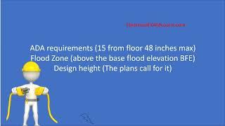 #193 Electrical Question of the Day Minimum Receptacle Height NEC