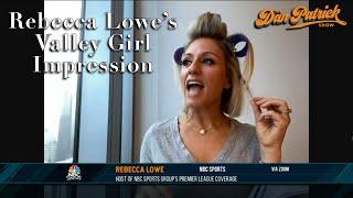 Rebecca Lowe Does Her Valley Girl Impression | 10/22/21