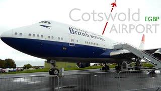 THE B.A. NEGUS B747 HAS ITS NEW PLATFORM AT COTSWOLDS AIRPORT! - NOVEMBER 2021