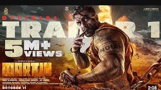 #Martin Movie Trailer 1 Dhruva Sarja  AP Arjun  Uday K Mehta review